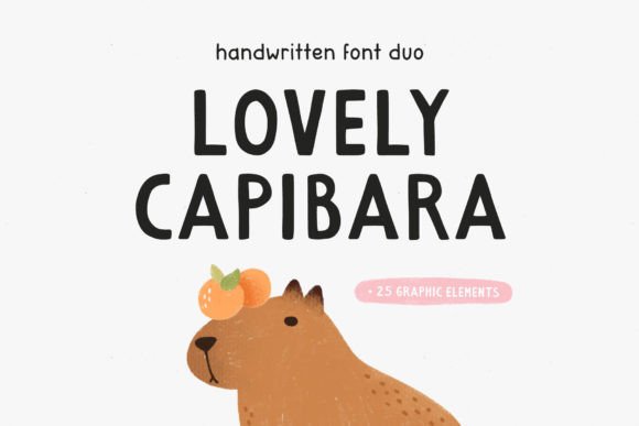 Beautiful Capybara Font for Business