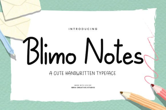 Blimo Notes Font for Web Design
