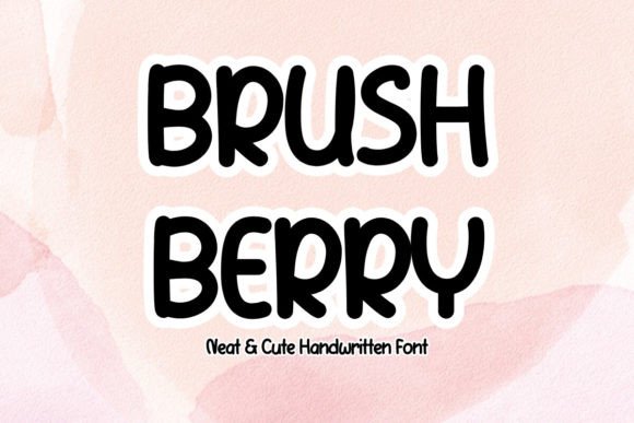 Brush Berry Font: Handwritten Elegance