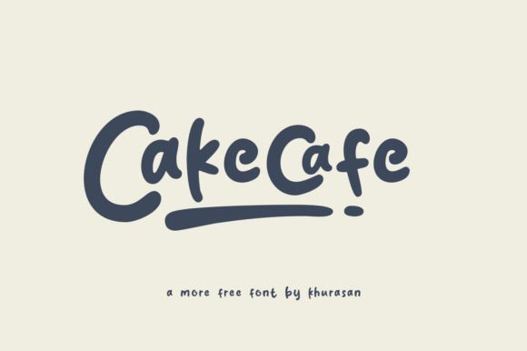 Cakecafe: A Stylish Display Font for Creative Projects
