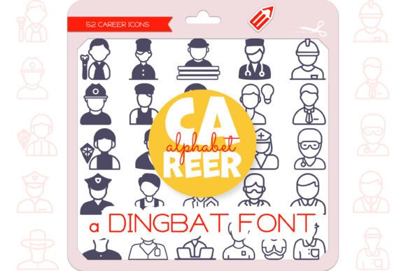 Career Alphabet: A Creative Font for Web Design