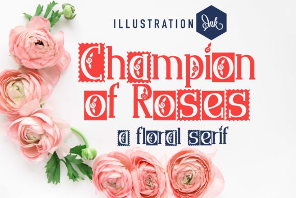 Champion of Roses: A Cute Serif Font for Web Design