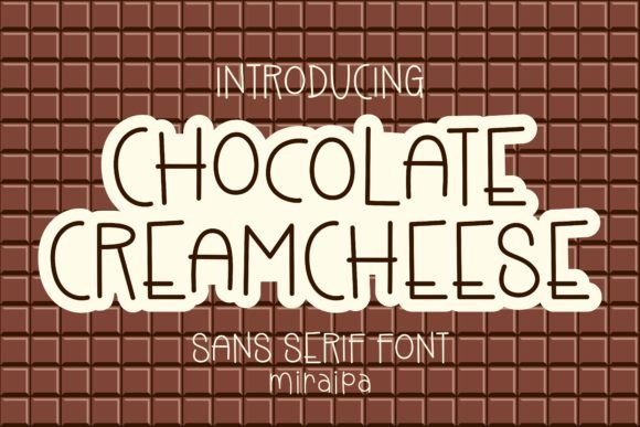 Chocolate Creamcheese Font