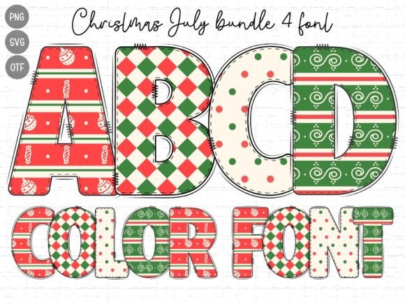 Christmas July Font for Creative Projects