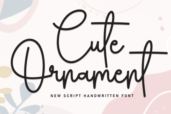 Cute Ornament Font for Creative Makers