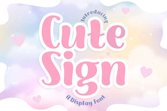 Cute Sign Font for Creative Projects