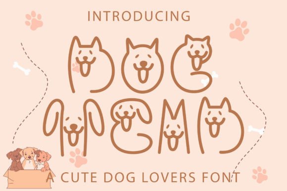 Dog Head Font: A Creative Touch for Branding