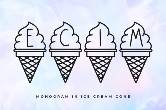 Ecim Monogram: A Sweet Typeface for Editorial Design