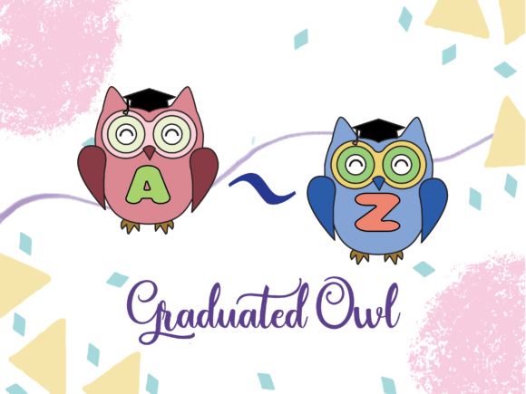 Graduated Owl Font for Web Design