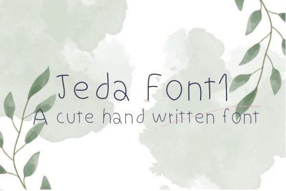 Jeda: A Handwritten Font for Real Design