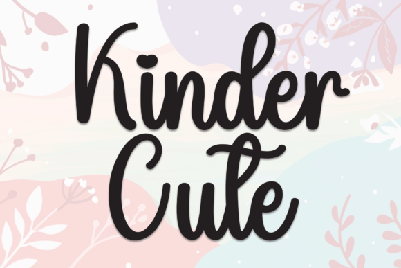Kinder Cute Font Review