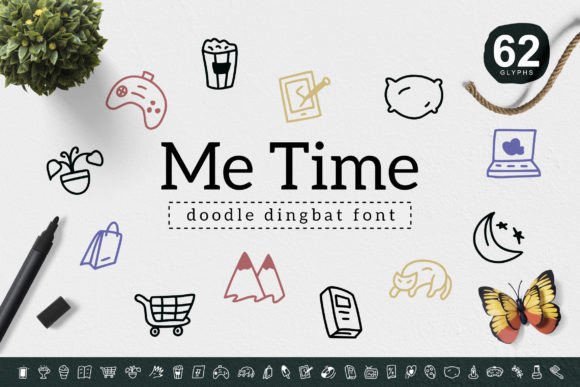 Me Time: A Font for Creative Moments