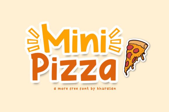 Mini Pizza Font for Web Design