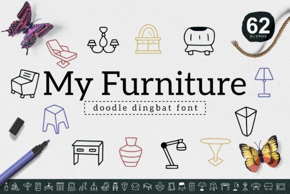 My Furniture Font for Web Design