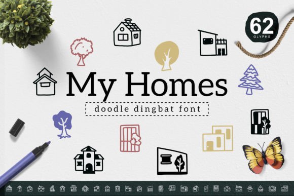 My Homes Font for Web Design