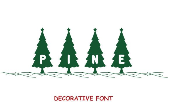 Pine Decorative Font for Business