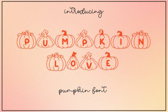 Pumpkin Love Font for Business