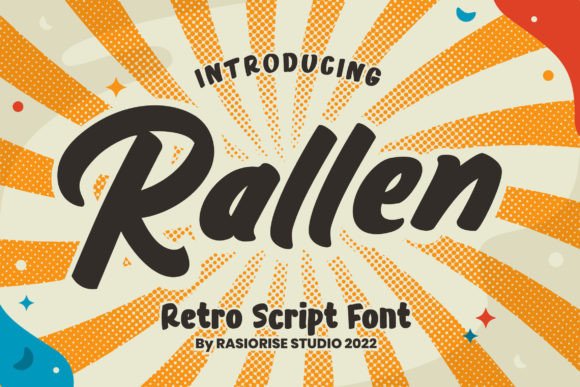 Rallen: A Joyful Font for Business Branding