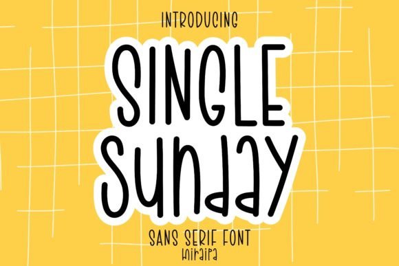 Single Sunday Font for Web Design