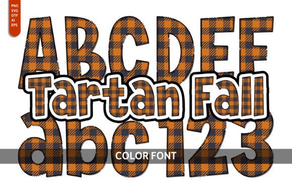 Tartan Fall: A Vibrant Font for Autumn Campaigns